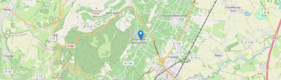 Chassagne-Montrachet - Carte