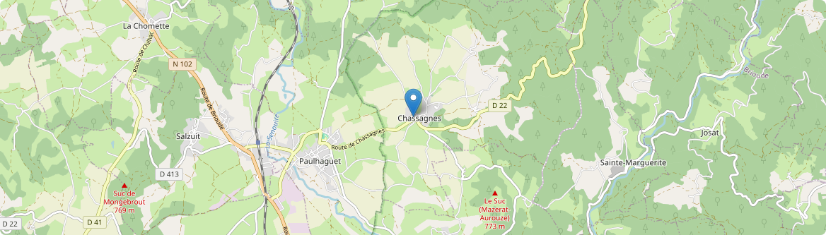 Chassagnes - Carte