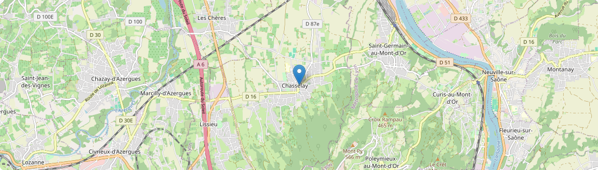 Chasselay - Carte