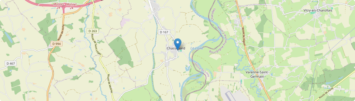 Chassenard - Carte