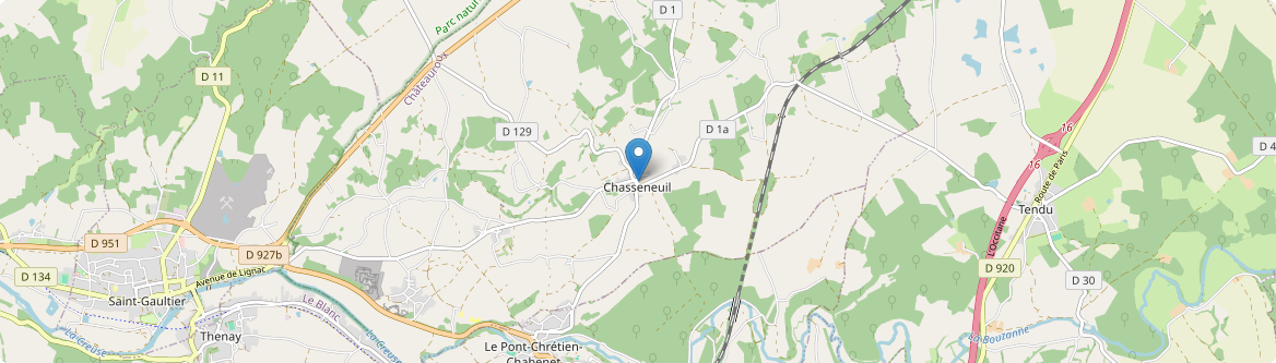 Chasseneuil - Carte