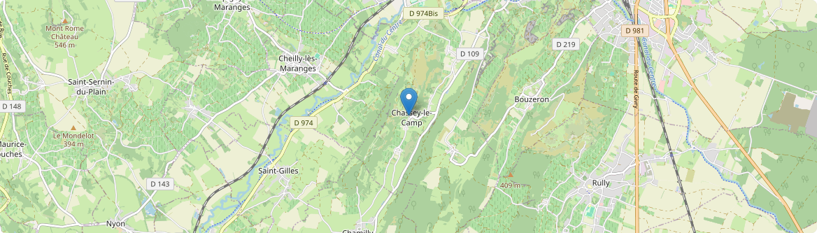 Chassey-le-Camp - Carte