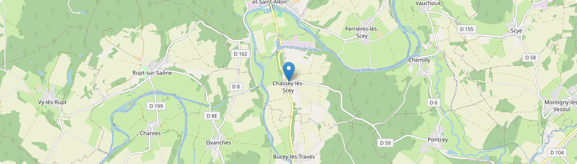 Chassey-lès-Scey - Carte