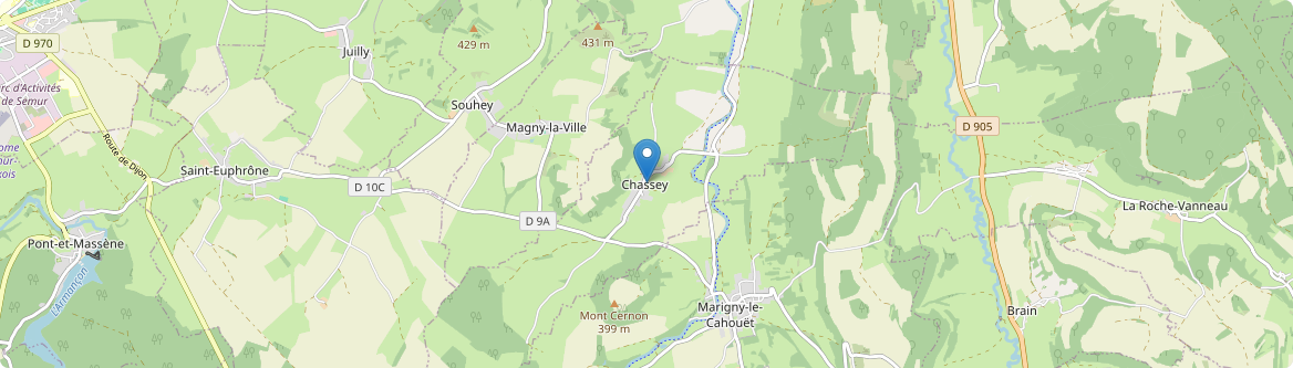 Chassey - Carte