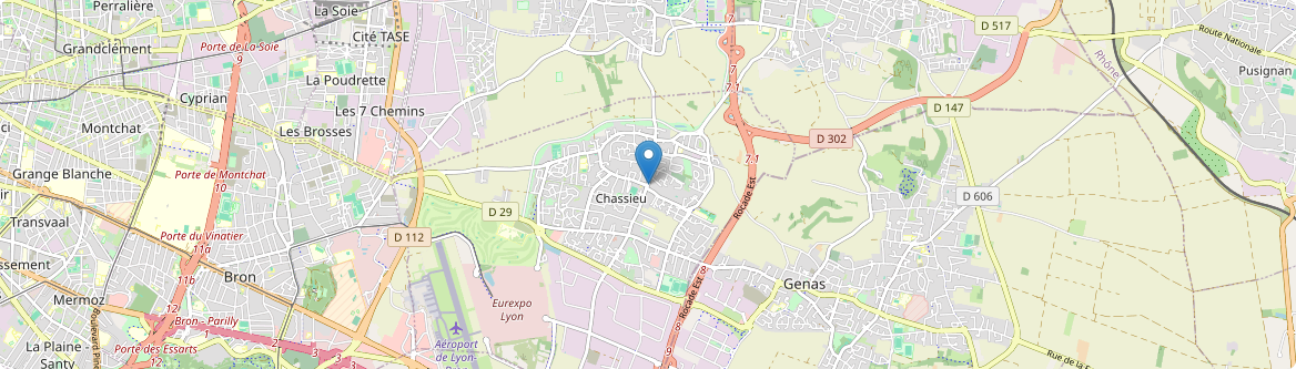 Chassieu - Carte