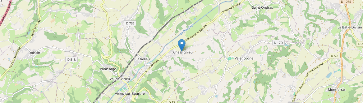 Chassignieu - Carte