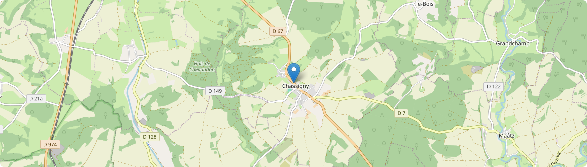 Chassigny - Carte