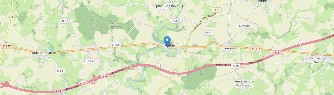 Chassillé - Carte