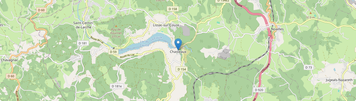 Chasteaux - Carte