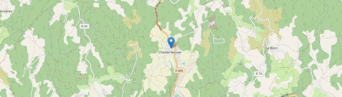 Chastel-Nouvel - Carte