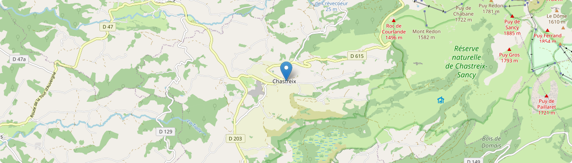 Chastreix - Carte