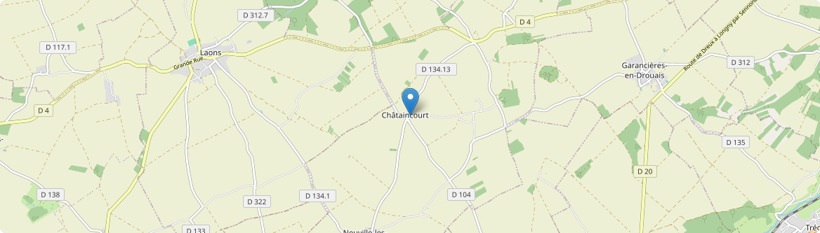 Châtaincourt - Carte