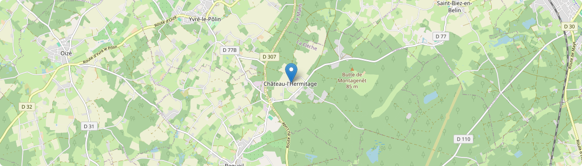 Château-l'Hermitage - Carte