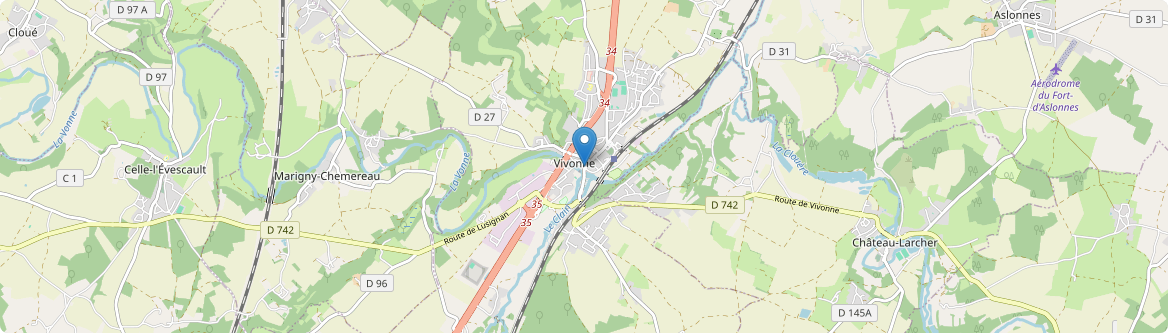 Château-Larcher - Carte