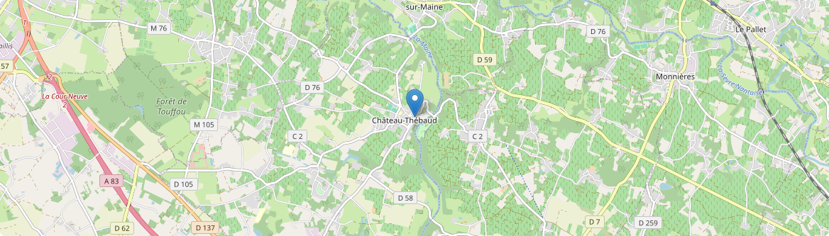 Château-Thébaud - Carte