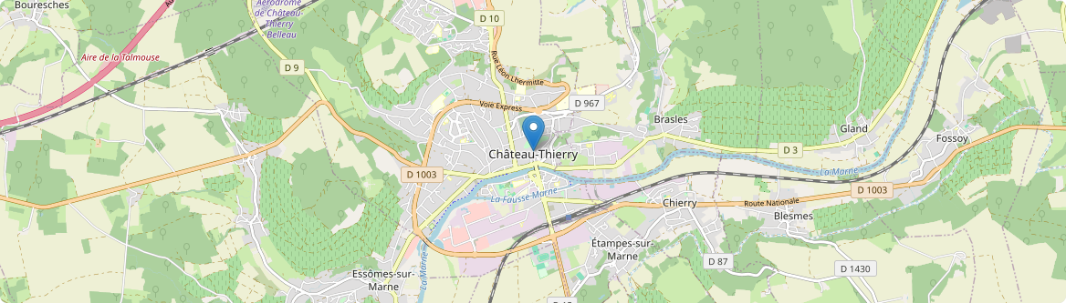 Château-Thierry - Carte