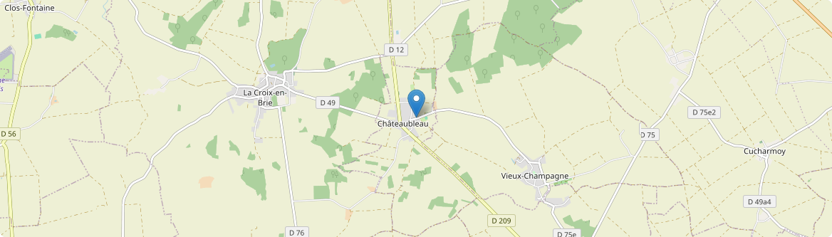 Châteaubleau - Carte