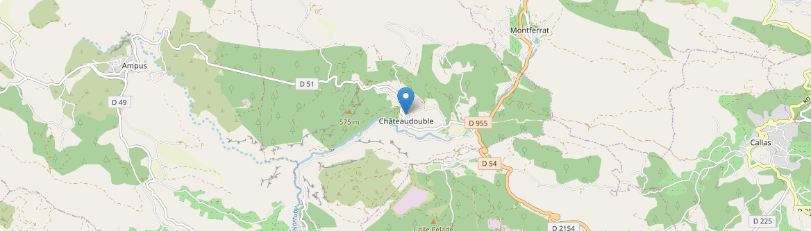 Châteaudouble - Carte