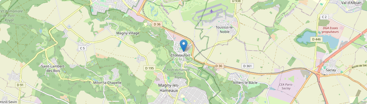 Châteaufort - Carte