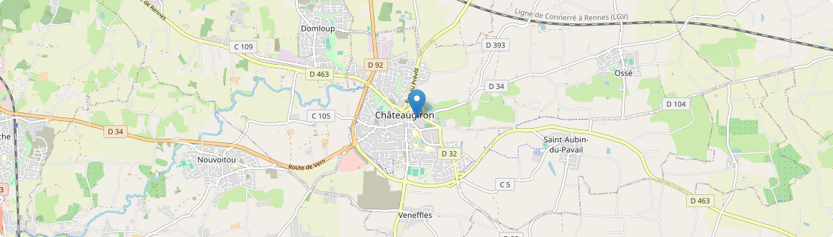 Châteaugiron - Carte