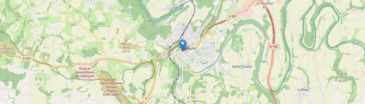 Châteaulin - Carte