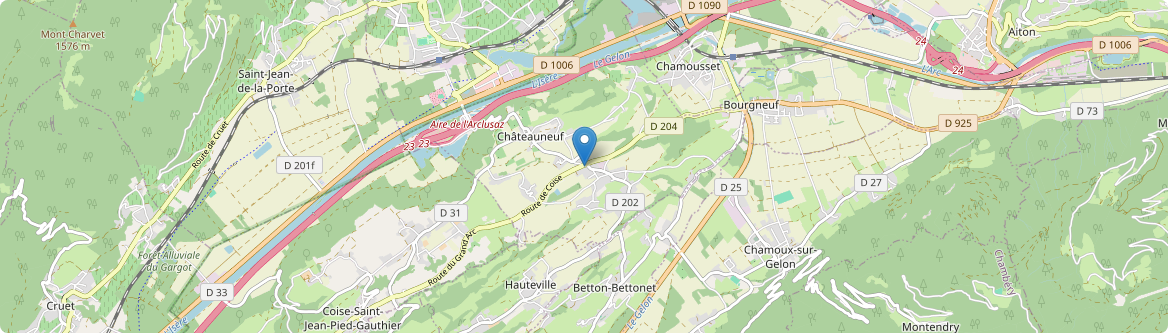 Châteauneuf - Carte