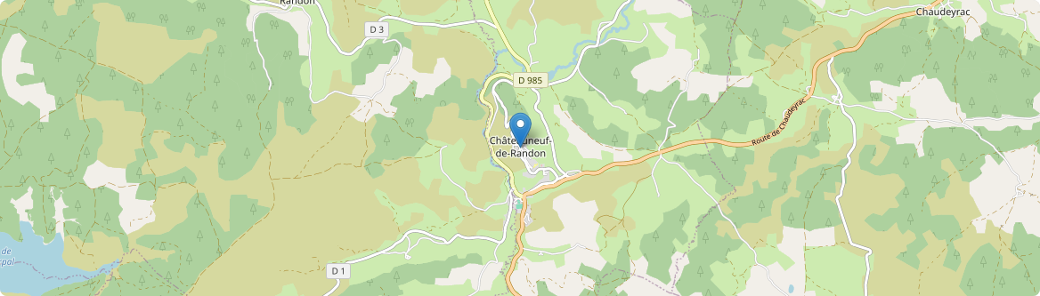 Châteauneuf-de-Randon - Carte