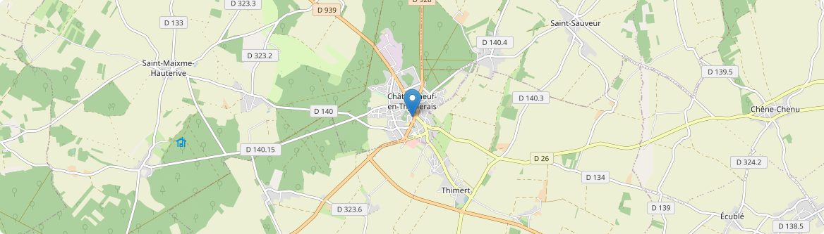 Châteauneuf-en-Thymerais - Carte