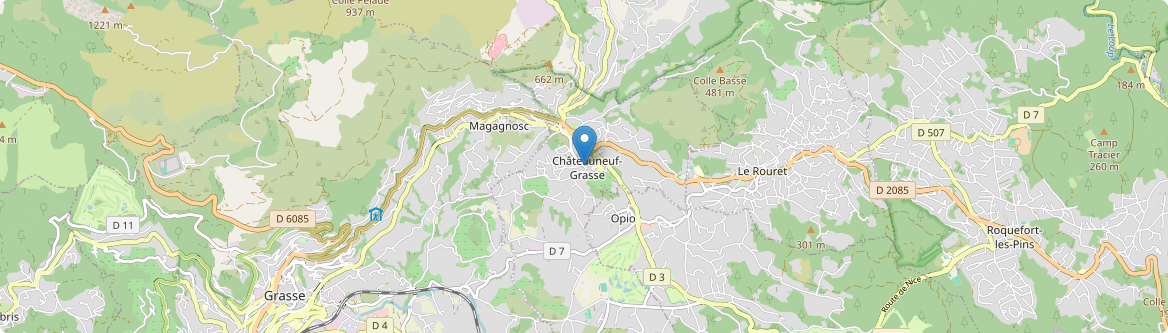 Châteauneuf-Grasse - Carte