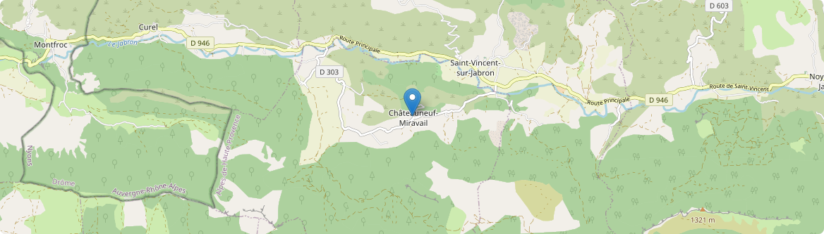 Châteauneuf-Miravail - Carte