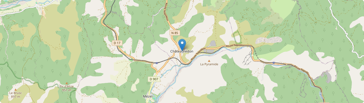 Châteauredon - Carte
