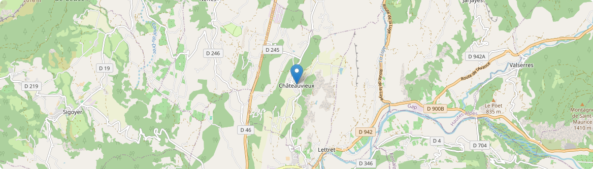 Châteauvieux - Carte