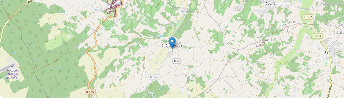 Châteauvieux - Carte