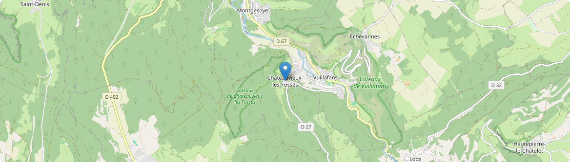 Châteauvieux-les-Fossés - Carte
