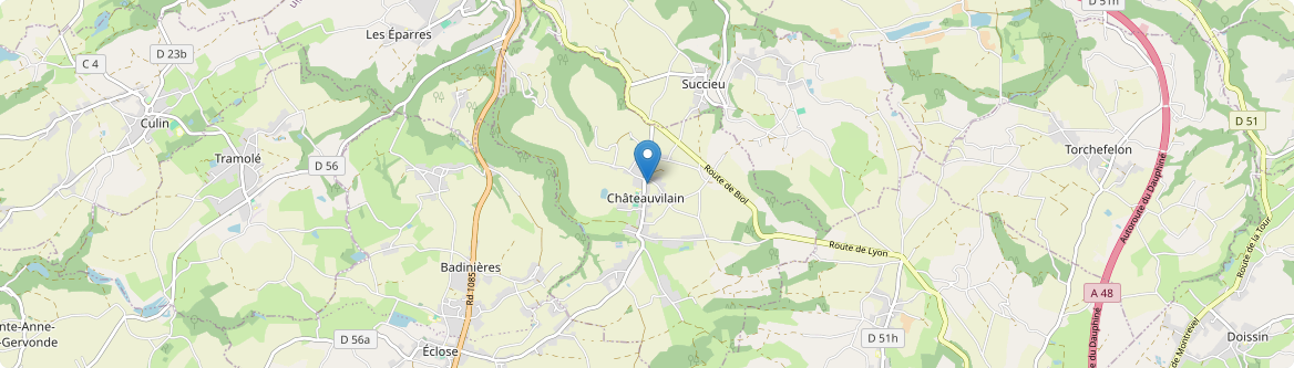 Châteauvilain - Carte