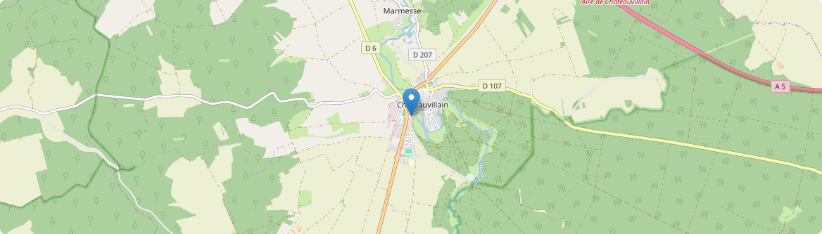 Châteauvillain - Carte