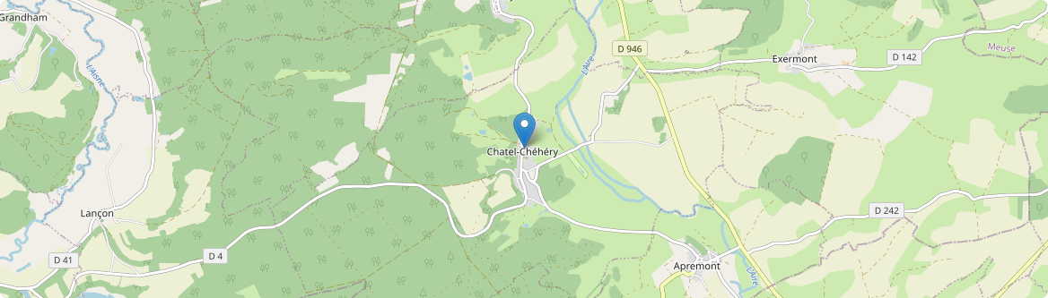 Chatel-Chéhéry - Carte