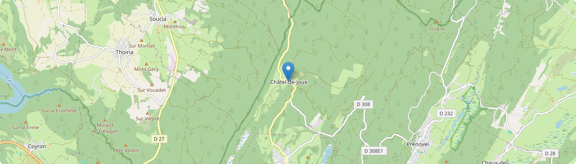Châtel-de-Joux - Carte