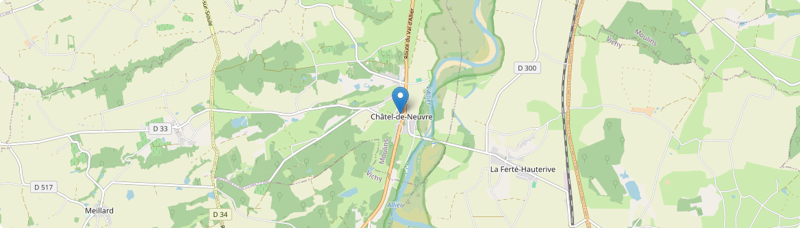 Châtel-de-Neuvre - Carte