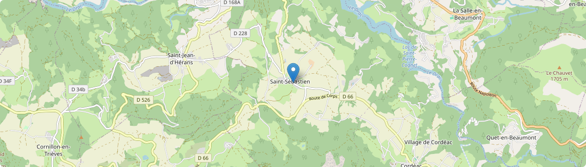 Châtel-en-Trièves - Carte