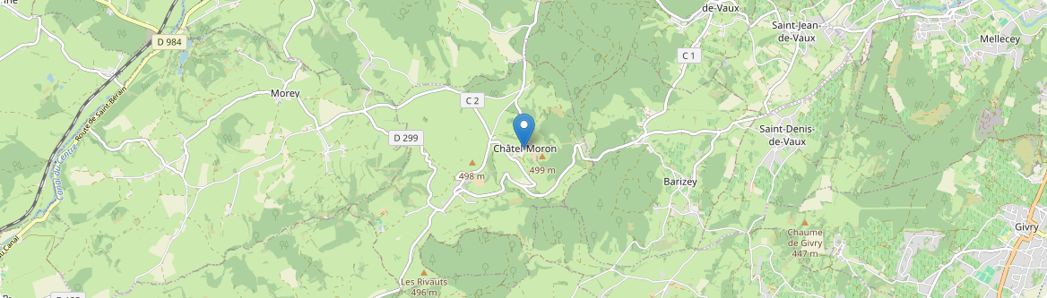 Châtel-Moron - Carte
