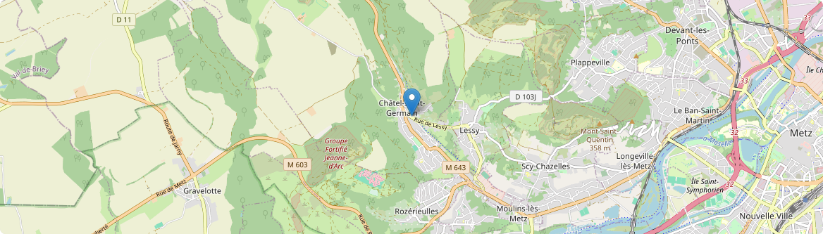 Châtel-Saint-Germain - Carte