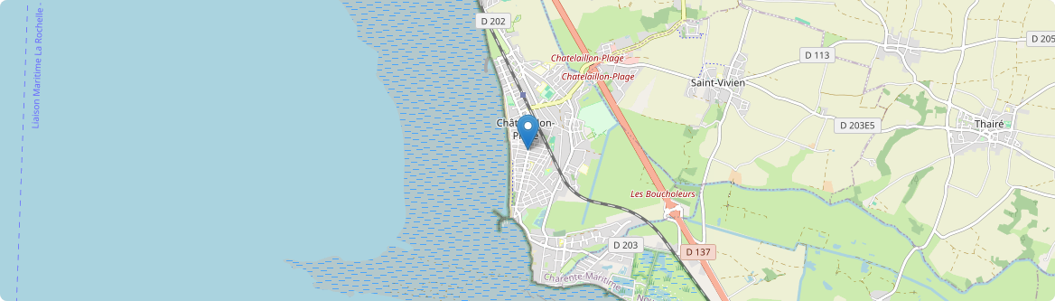 Châtelaillon-Plage - Carte