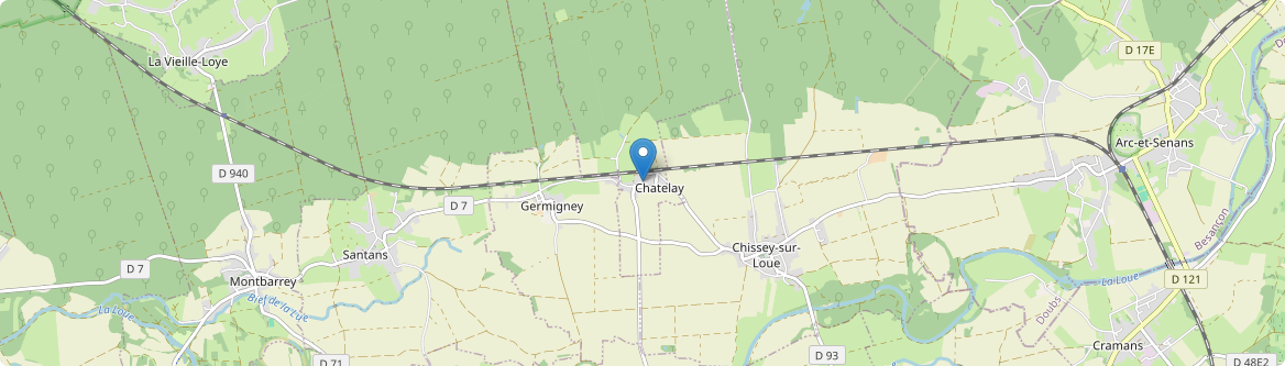 Chatelay - Carte
