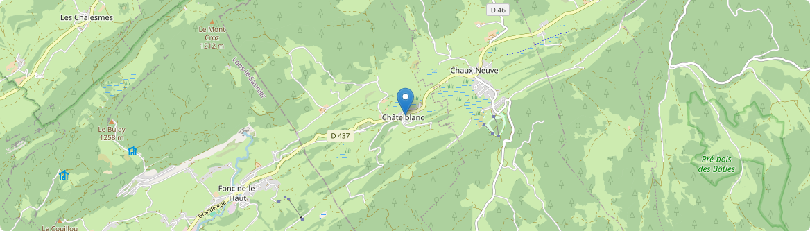 Châtelblanc - Carte