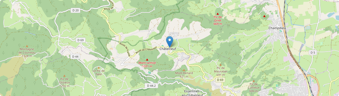 Châtelneuf - Carte