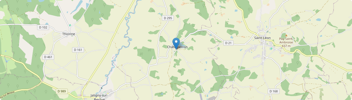 Châtelperron - Carte