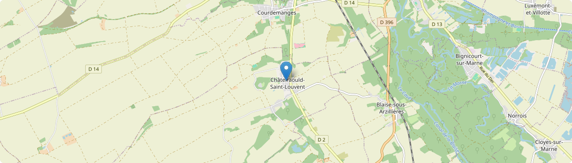Châtelraould-Saint-Louvent - Carte