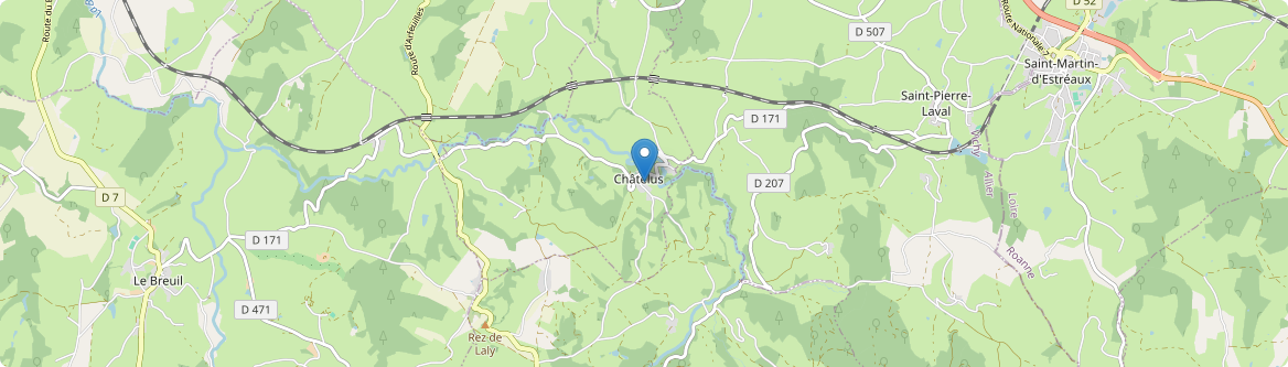 Châtelus - Carte