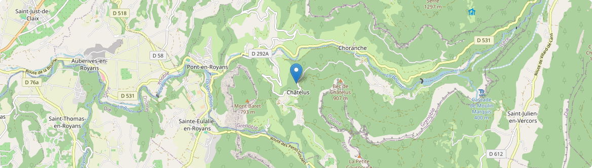 Châtelus - Carte